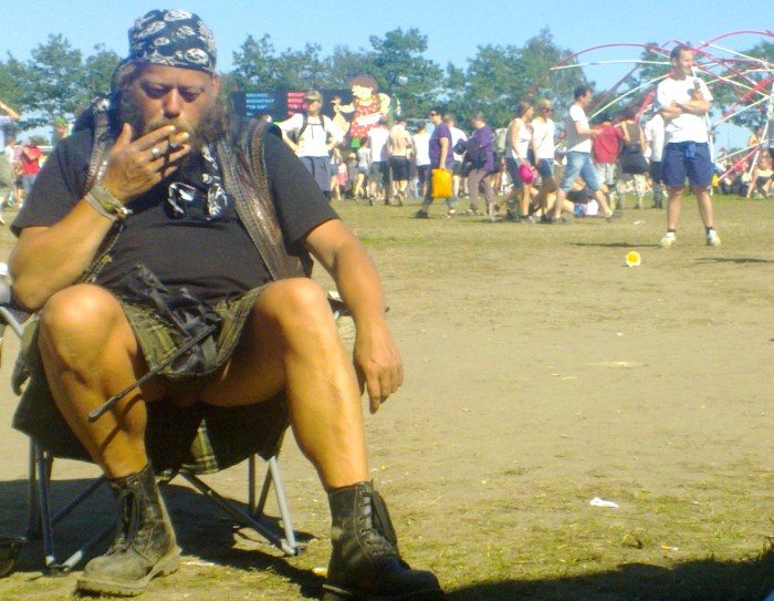 Gammel hippie i nye klæder