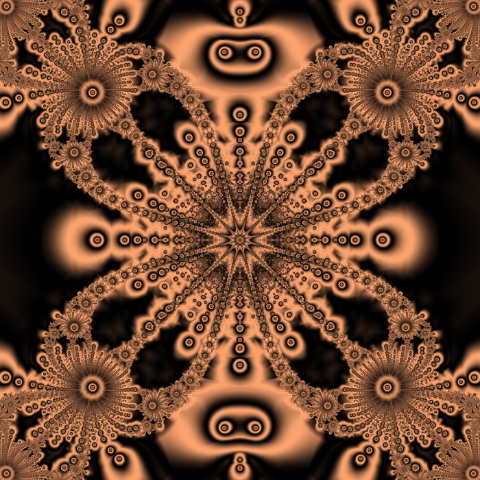 Fractal ceramic tile